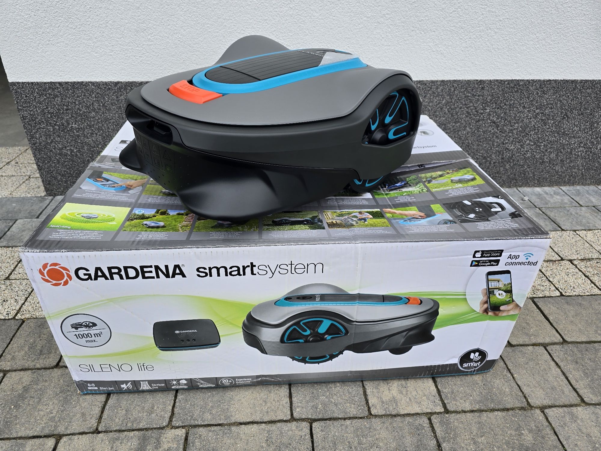 Robot koszący Gardena sileno life 1000m2