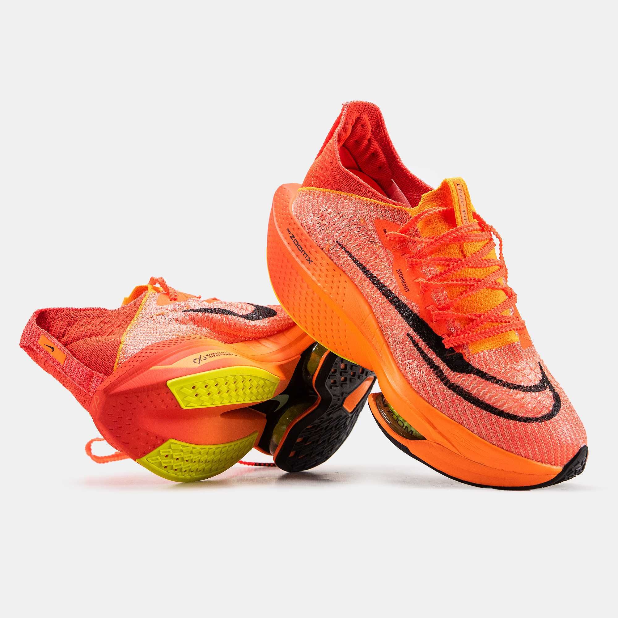 Женские кроссовки Nike Air Zoom Alphafly Orange Premium. 36-40