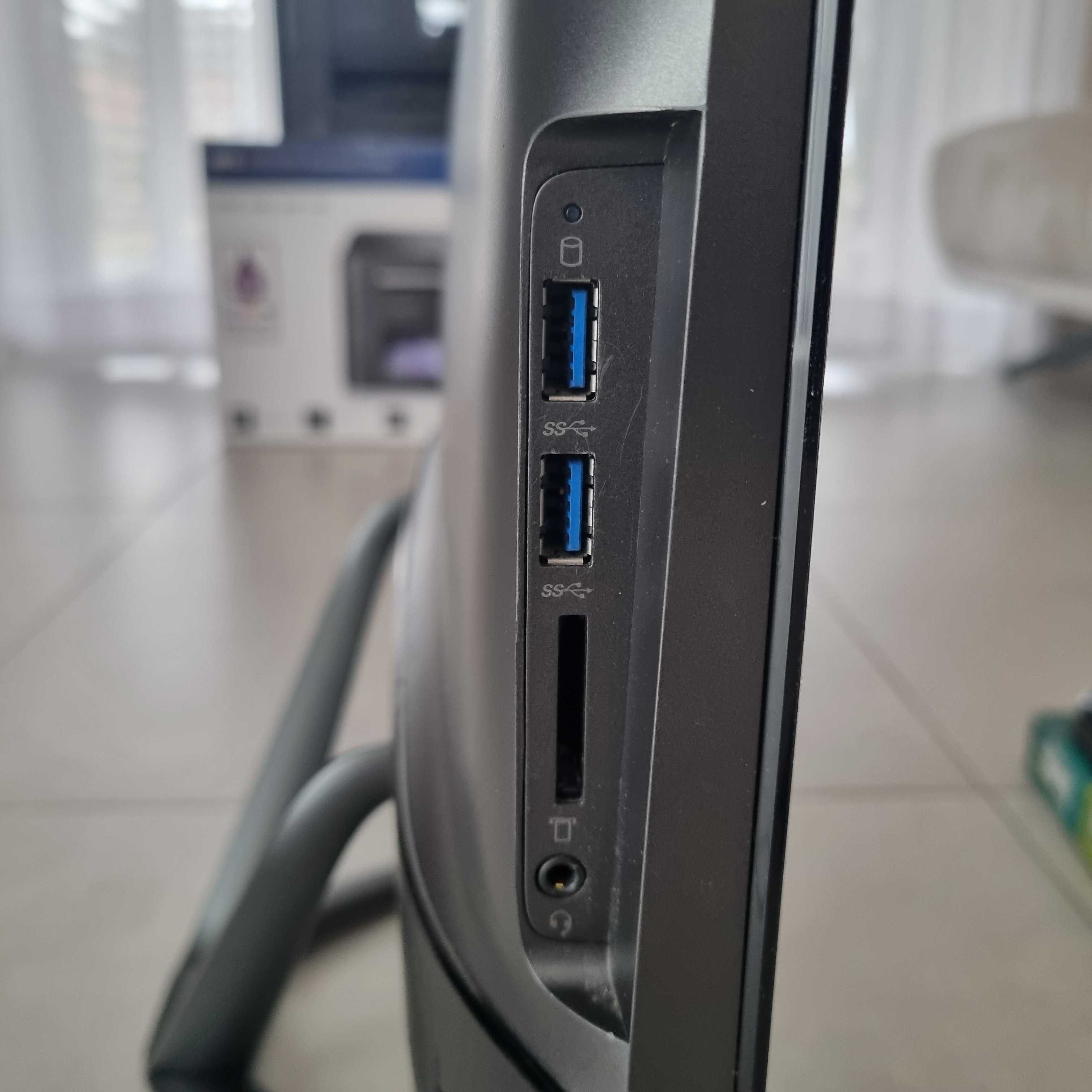 Komputer LENOVO AIO 300-22ISU / zestaw z klawiaturą i myszką LOGITECH