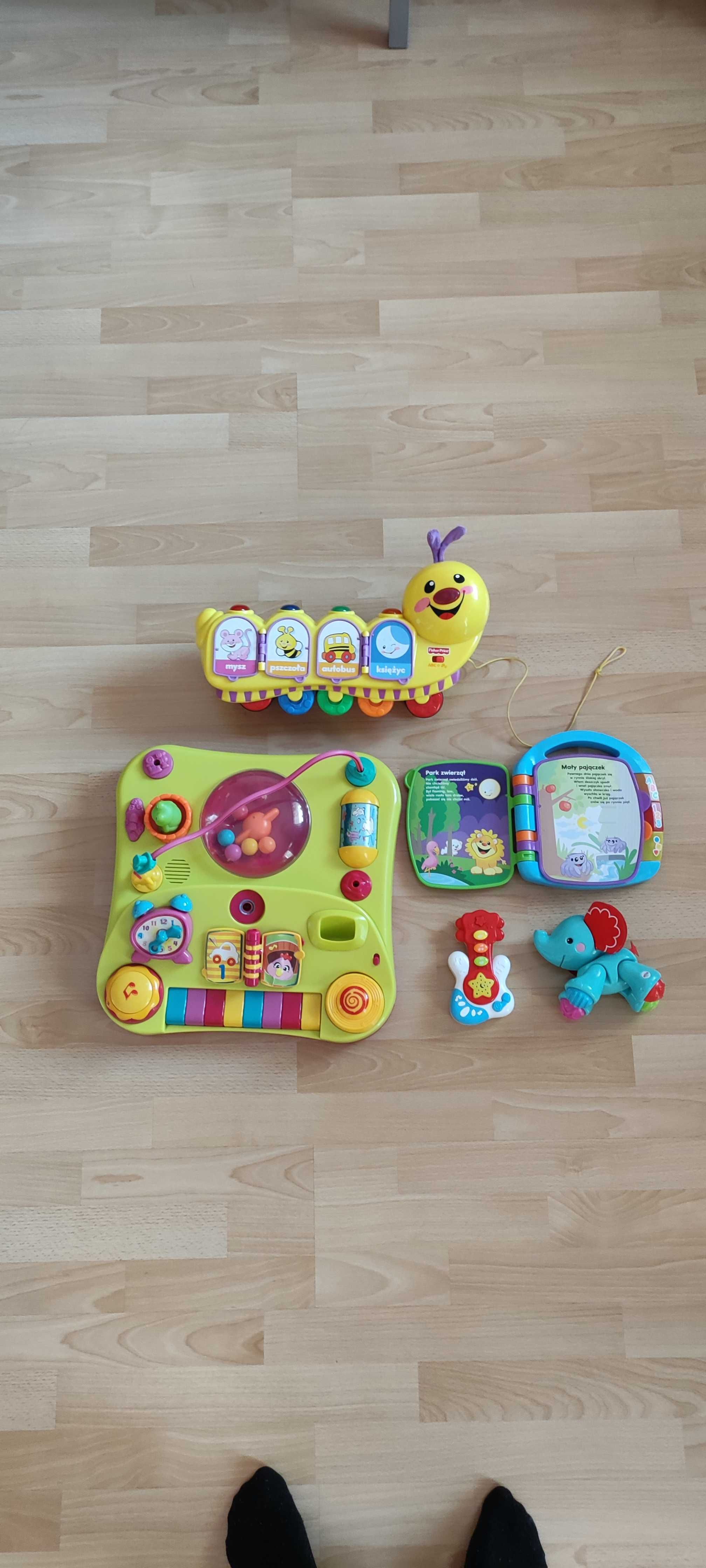 Fisher Price - edukacyjny, klikający słonik