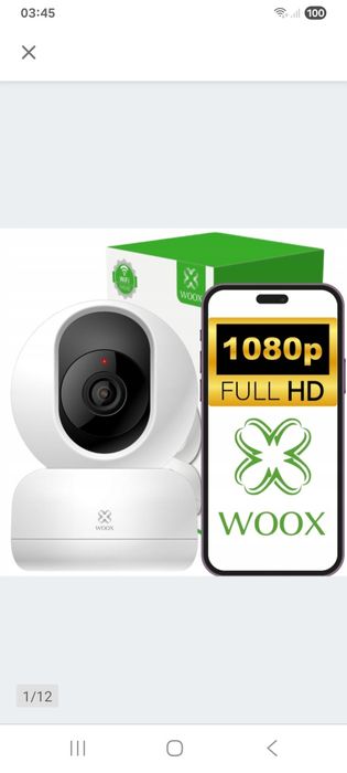 Kamera Wewnętrzna Obrotowa WiFi Full DH