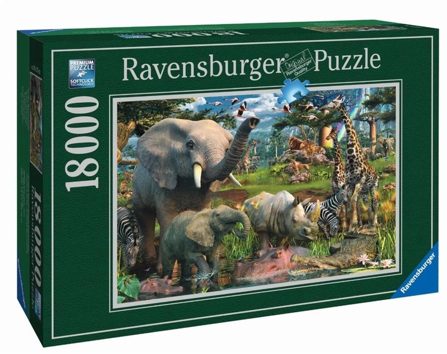 Puzzle 18000 Dzika natura pudełko,49x353x178 mm