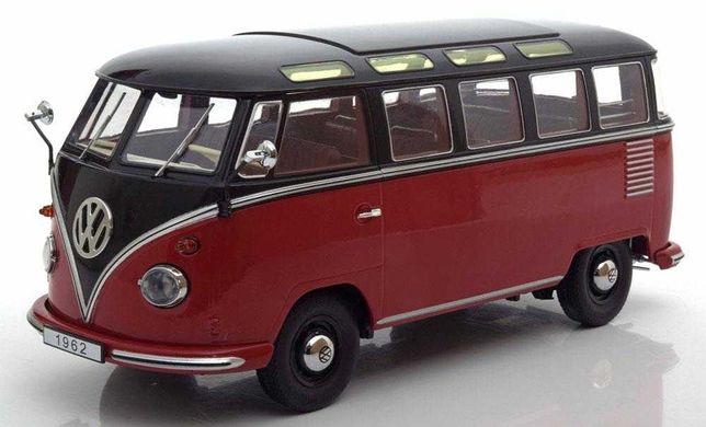 Model 1:18 KK-Scale VW Bulli T1 Samba 1962 red/black