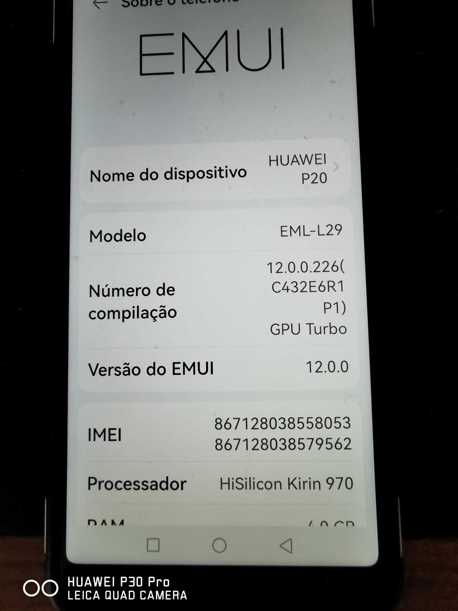 Smartphone Huawei P20 Cor Rosa