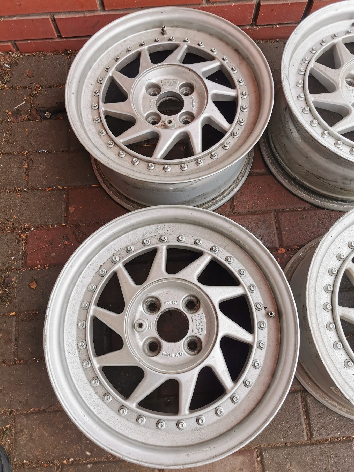 OZ Turbo 4x100 felgi skręcane ET26 pod bmw e30 Golf Mk2