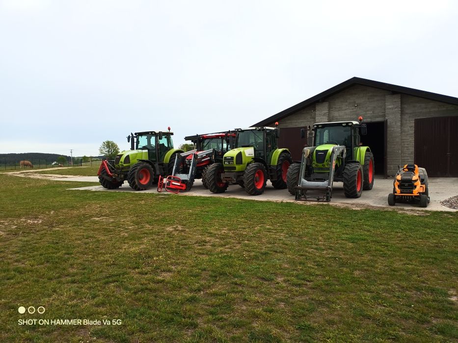 Claas Ares 566 557 z ładowaczem Zetor HS