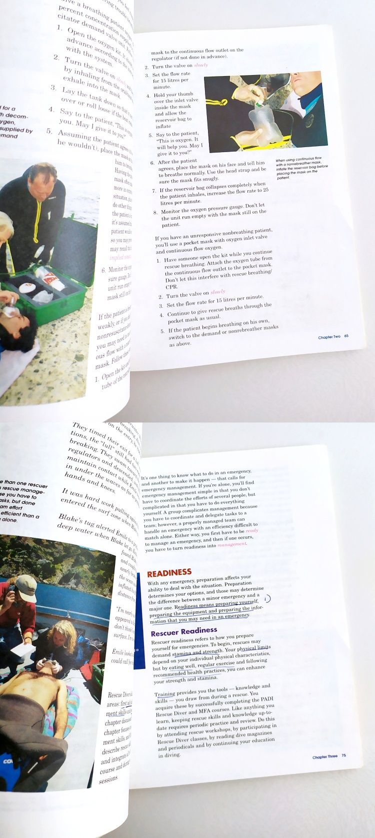 PADI Rescue Diver Manual руководство по спасению под водой стресс