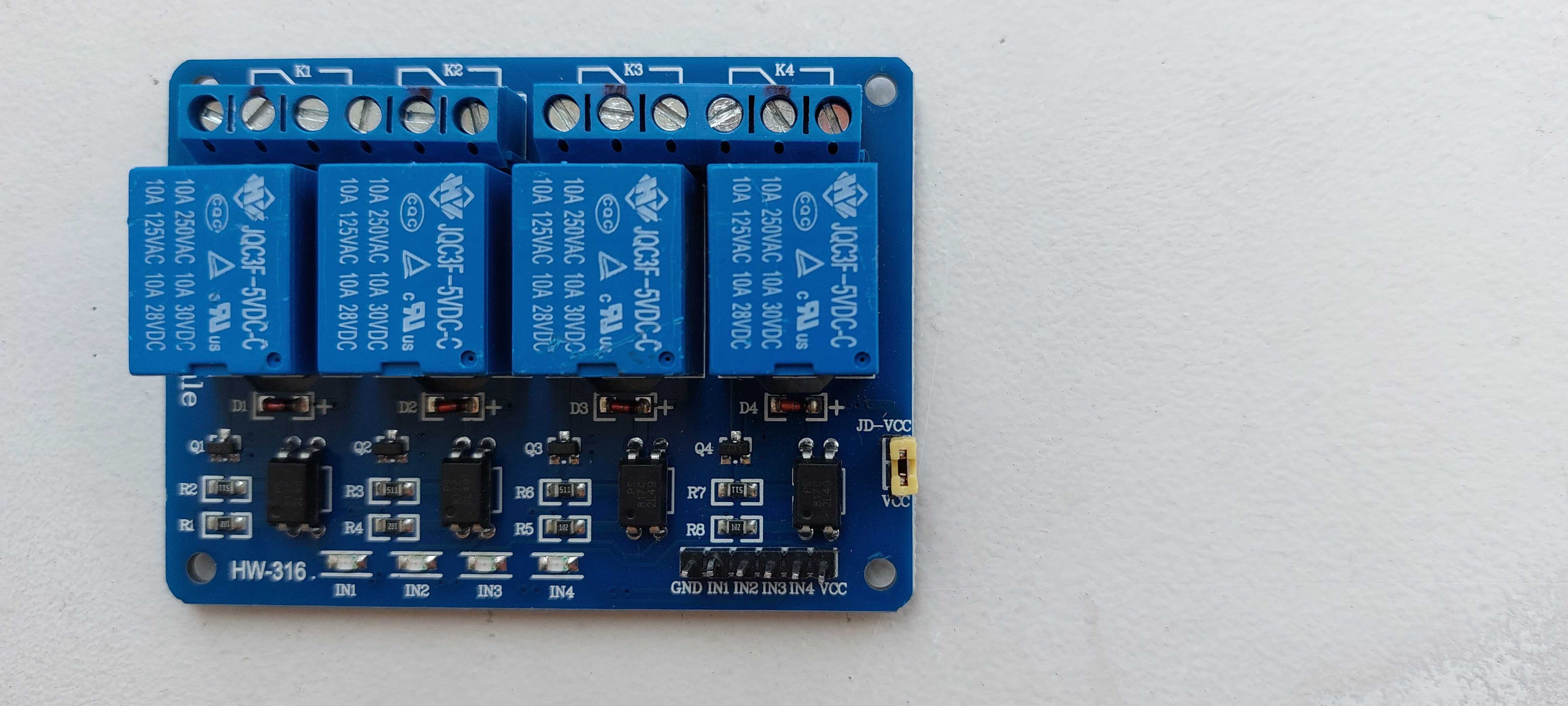 Módulo Relé 4 canais 5V