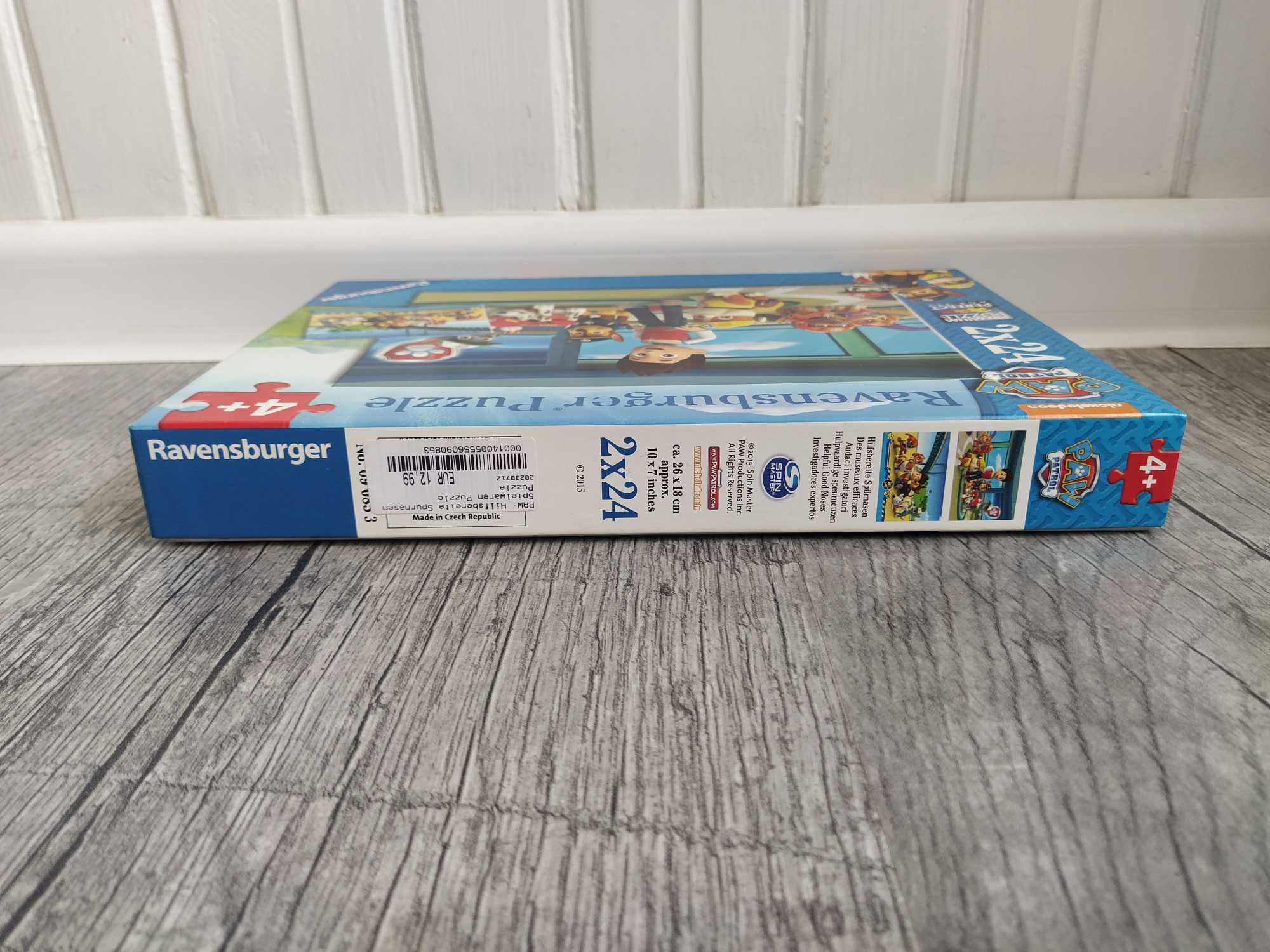 Ravensburger Puzzle Paw Patrol Psi Patrol 2x24 elementy wiek 4+