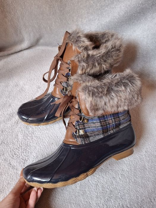 Gumowce damskie ocieplane