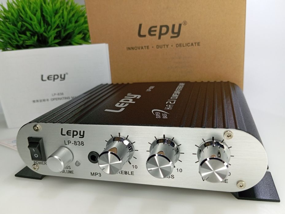 ‼️Автомобільний Підсилювач звуку УСИЛИТЕЛЬ звука Lepy 838 Bluetooth ‼️