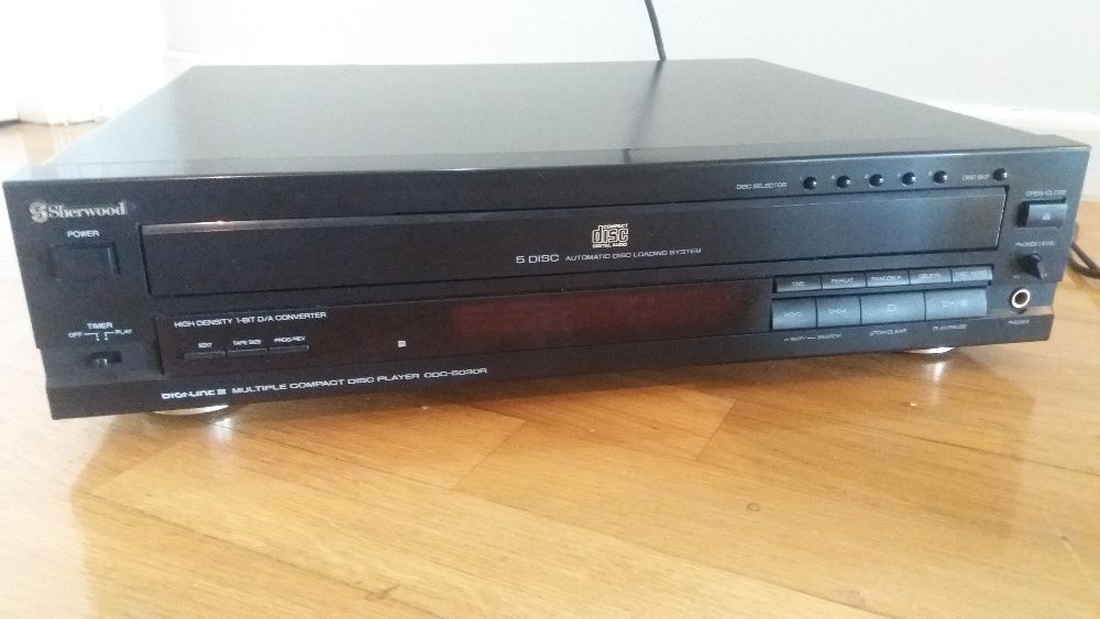 Sherwood cd Player cdc-5030r - 5 cds + sony cdp-m19