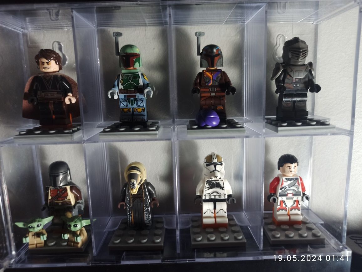 Lego star Wars figurki rex qui gon mandalorian i inne
