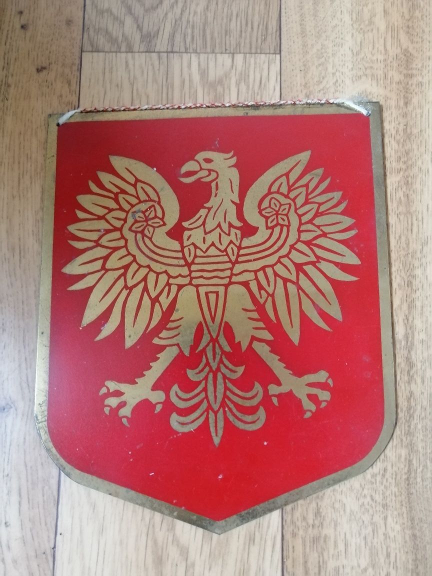 Stare mosiężne godło PRL 1978rok