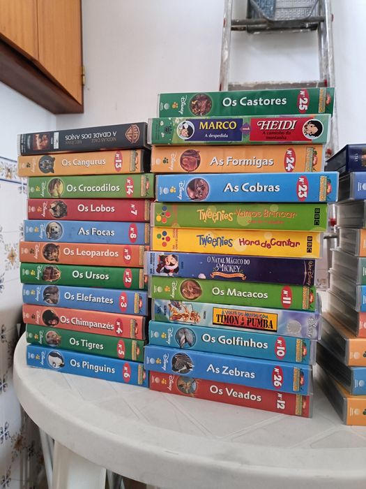 Cassetes VHS - o maravilhoso mundo dos animais