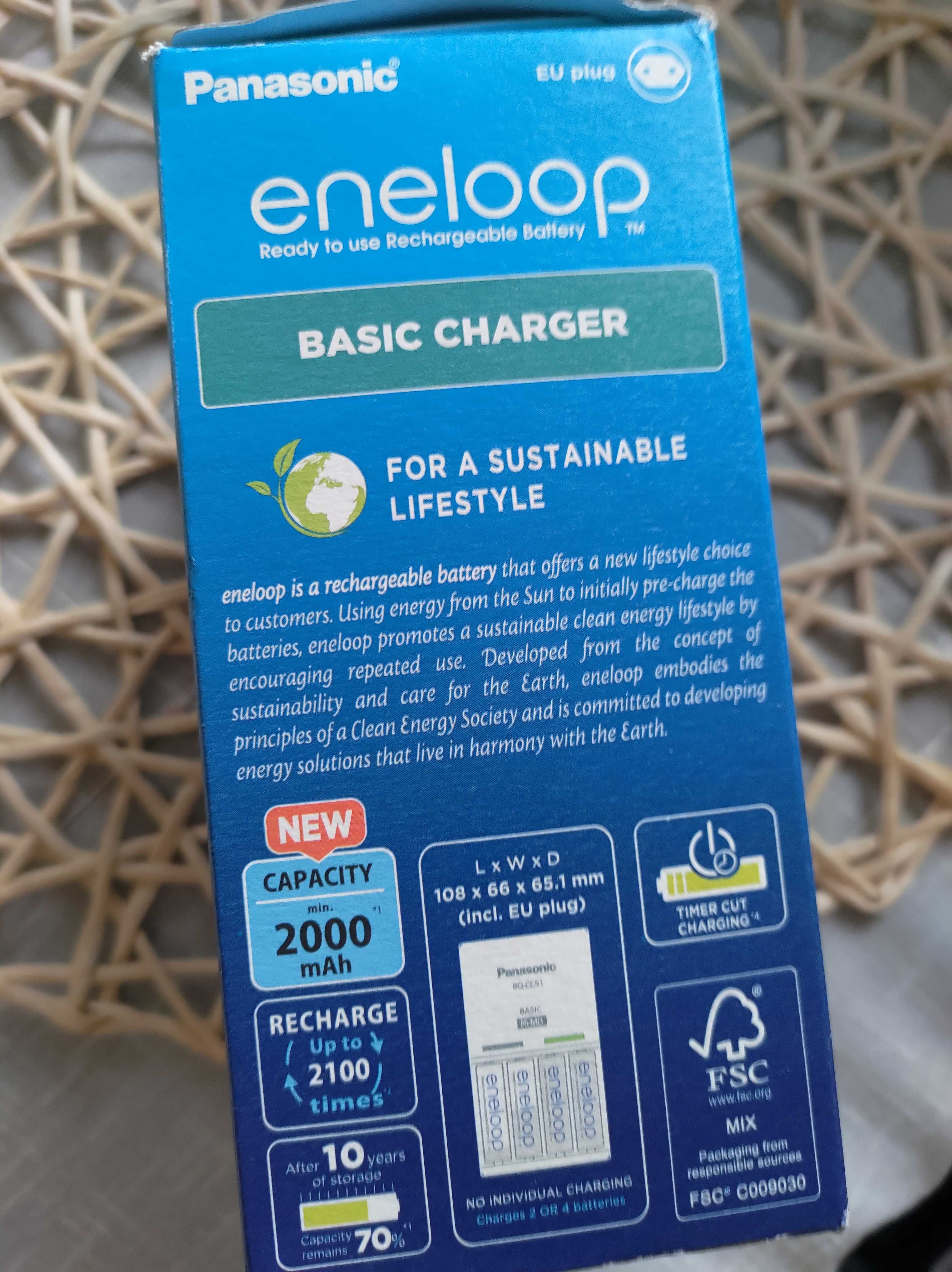 Ładowarka Eneloop Basic Charger Panasonic