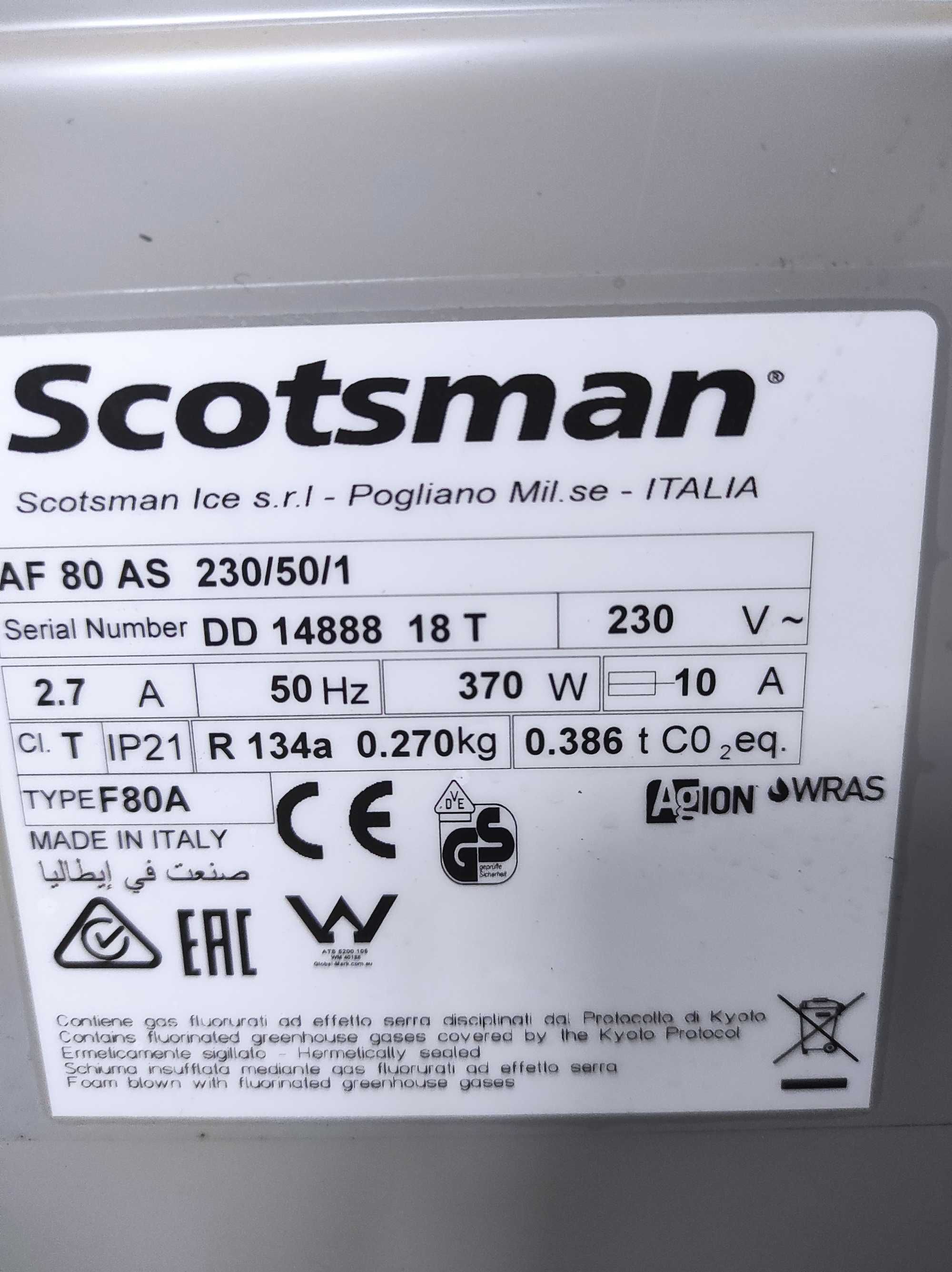 Льодогенератор.Scotsman .ice AF 80