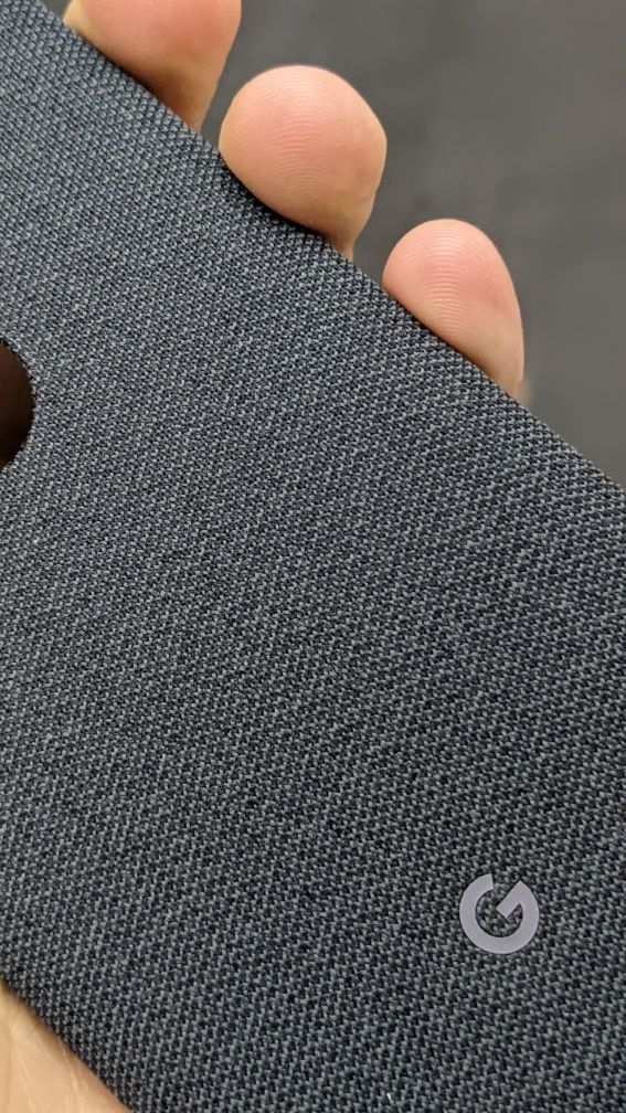 New Чехол Google Pixel 2 Fabric Чехол Оригинал Тканевый Black