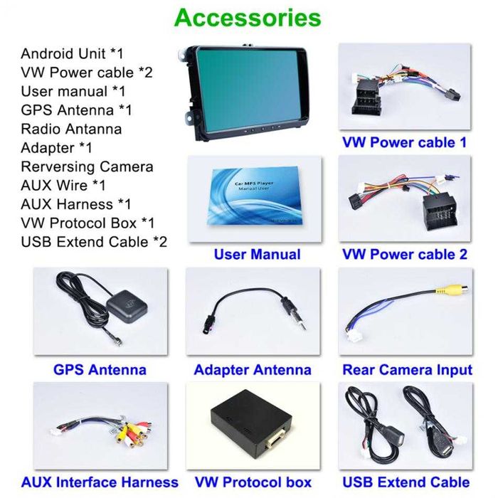 Магнітола VW Seat Skoda пассат Б6 тауран тігуан гольф джета
