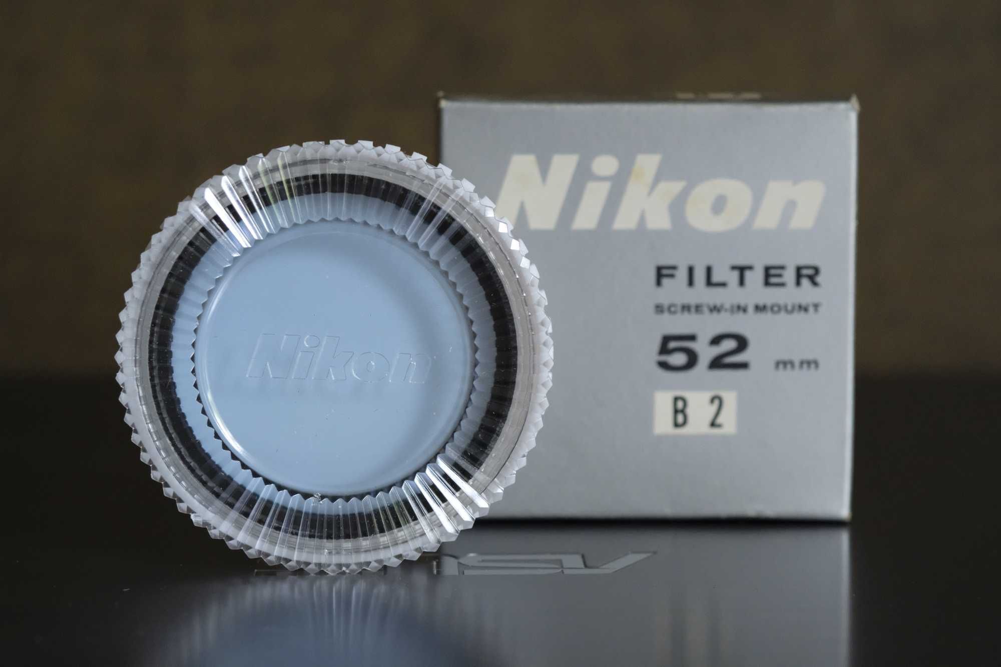 Фильтр Nikon FILTER screw-in mount 52mm A2 B2 оригинал ПЛЕНКА