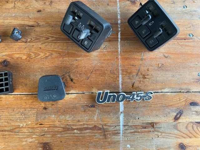 Peças Fiat Uno 45S, quadrado, botão de luzes ou limpa vidros etc|USADO