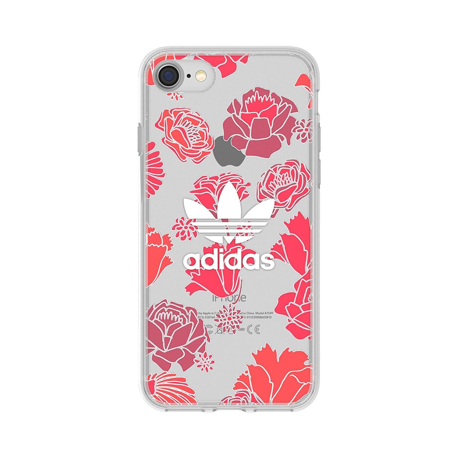 Etui Adidas Originals Moulded Clear iPhone 7/8/SE 2020 Red
