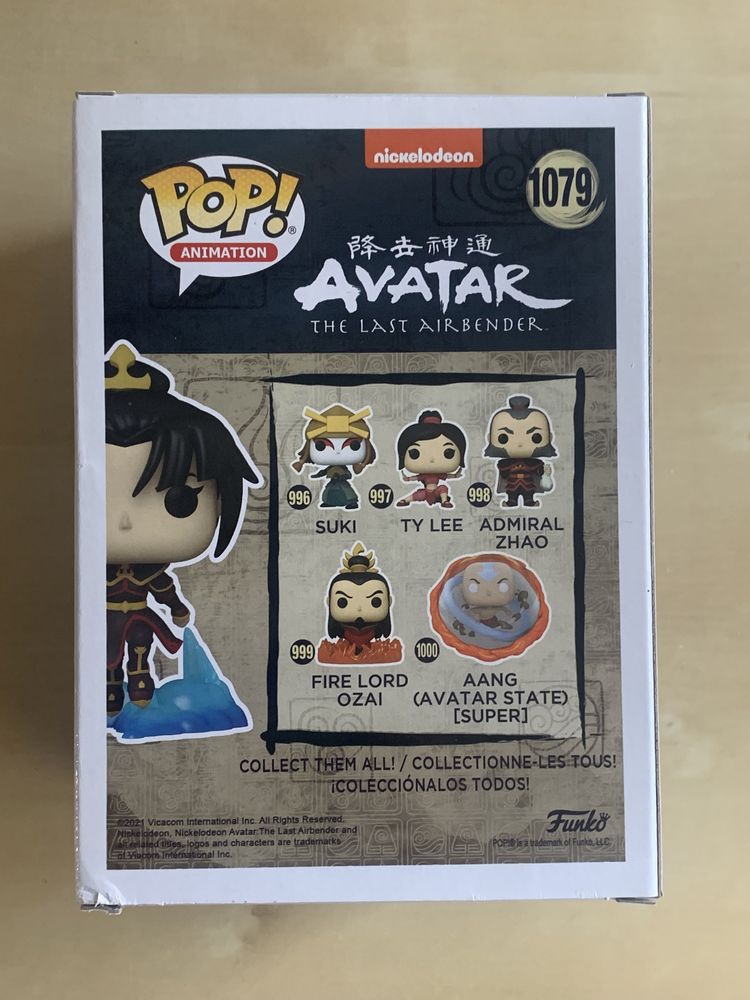 Funko pop Azula 1079 Avatar figurka Big Apple collectibles excl.