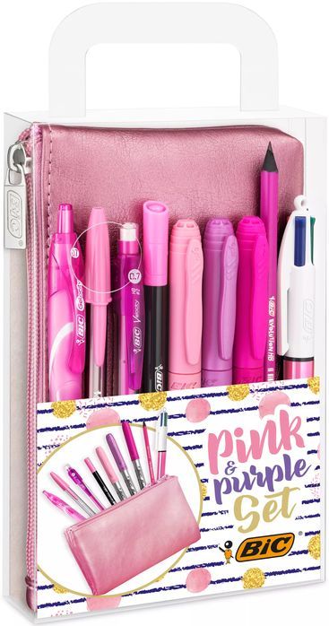Zestaw pink&purple Bic. BIC
