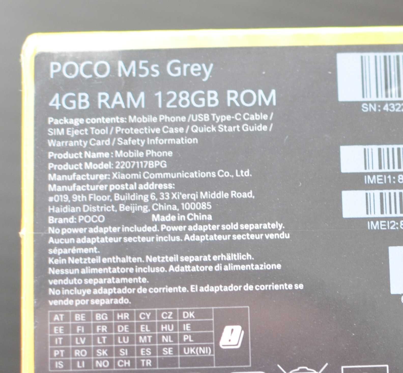 Telefon - Xiaomi POCO M5s - Nowy - fabrycznie zapakowany razem z Etui