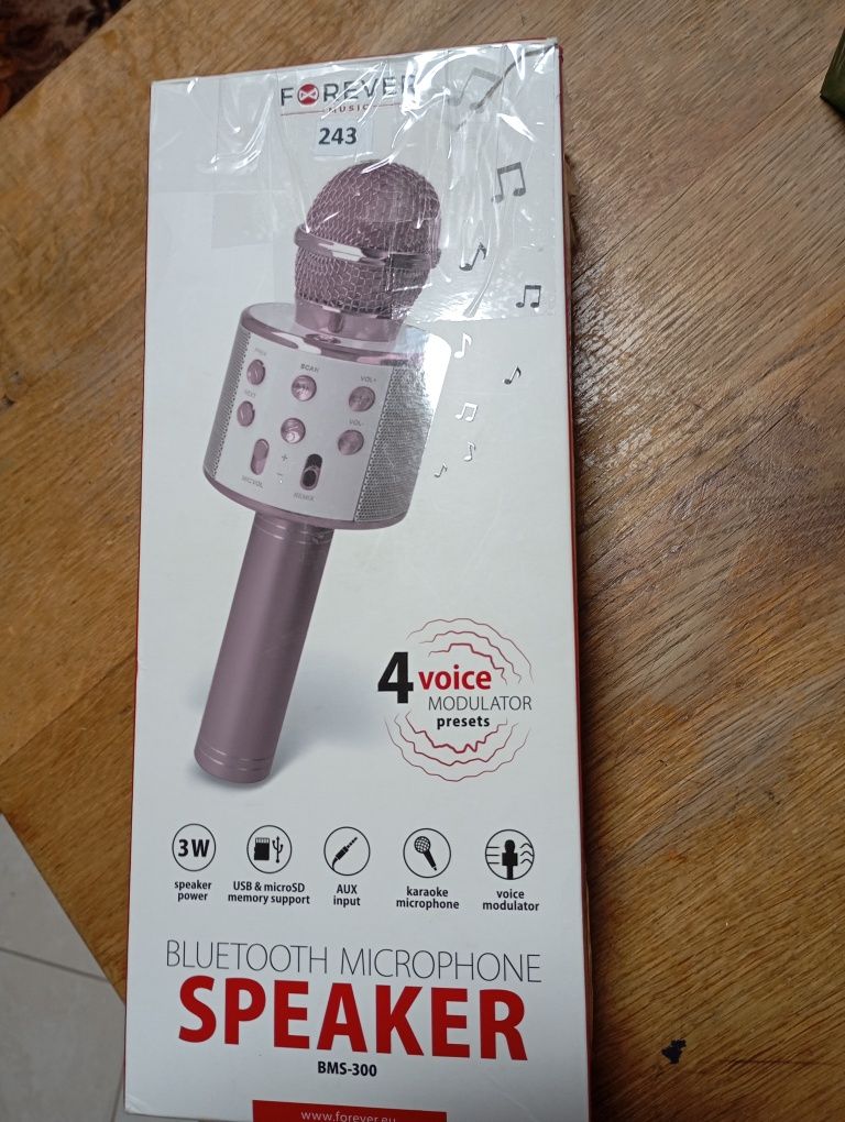 Блютуз Мікрофон колонка BMS-300