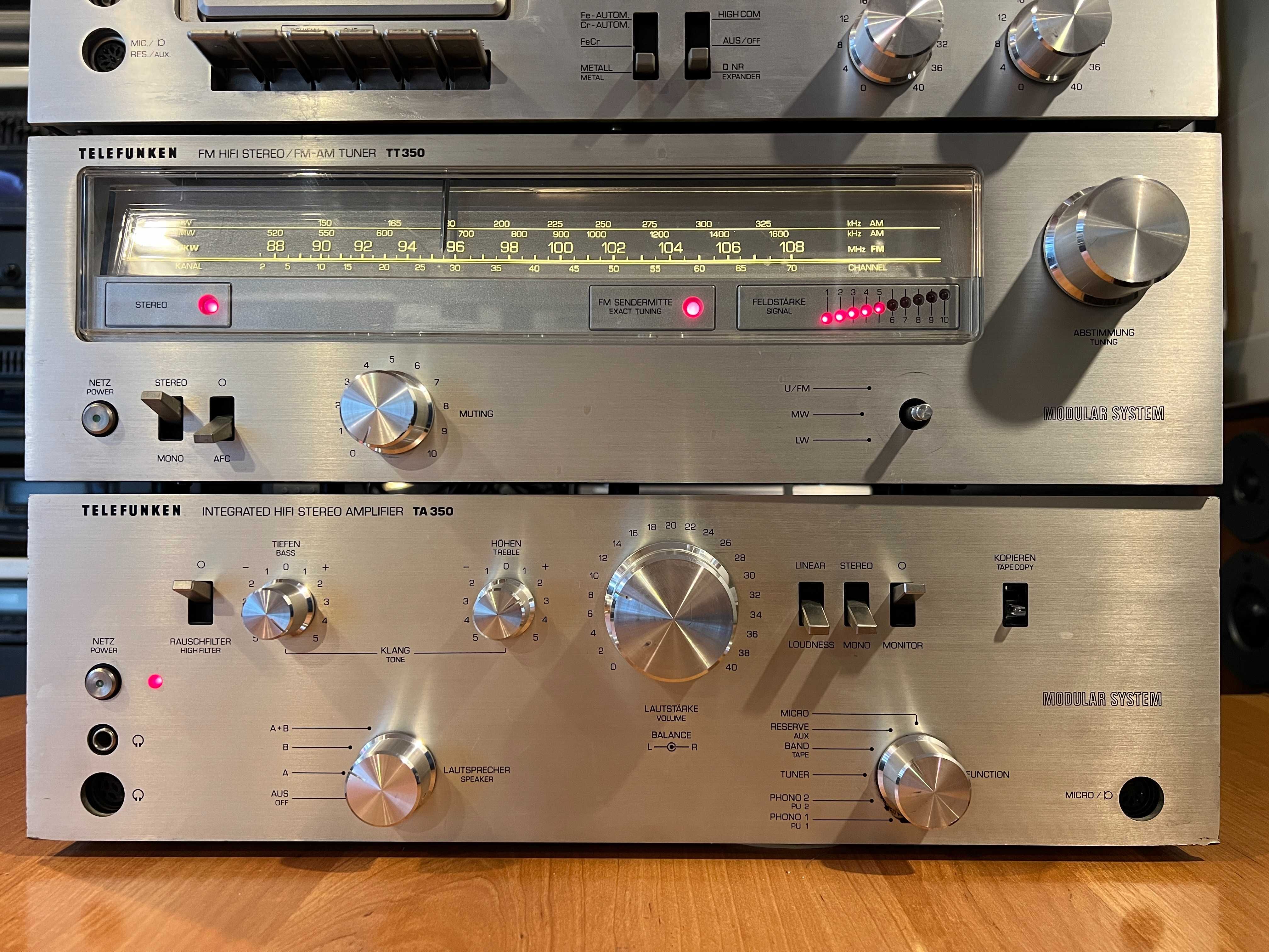 Wieża Telefunken TA 350, TT 350, TC 450 Audio Room