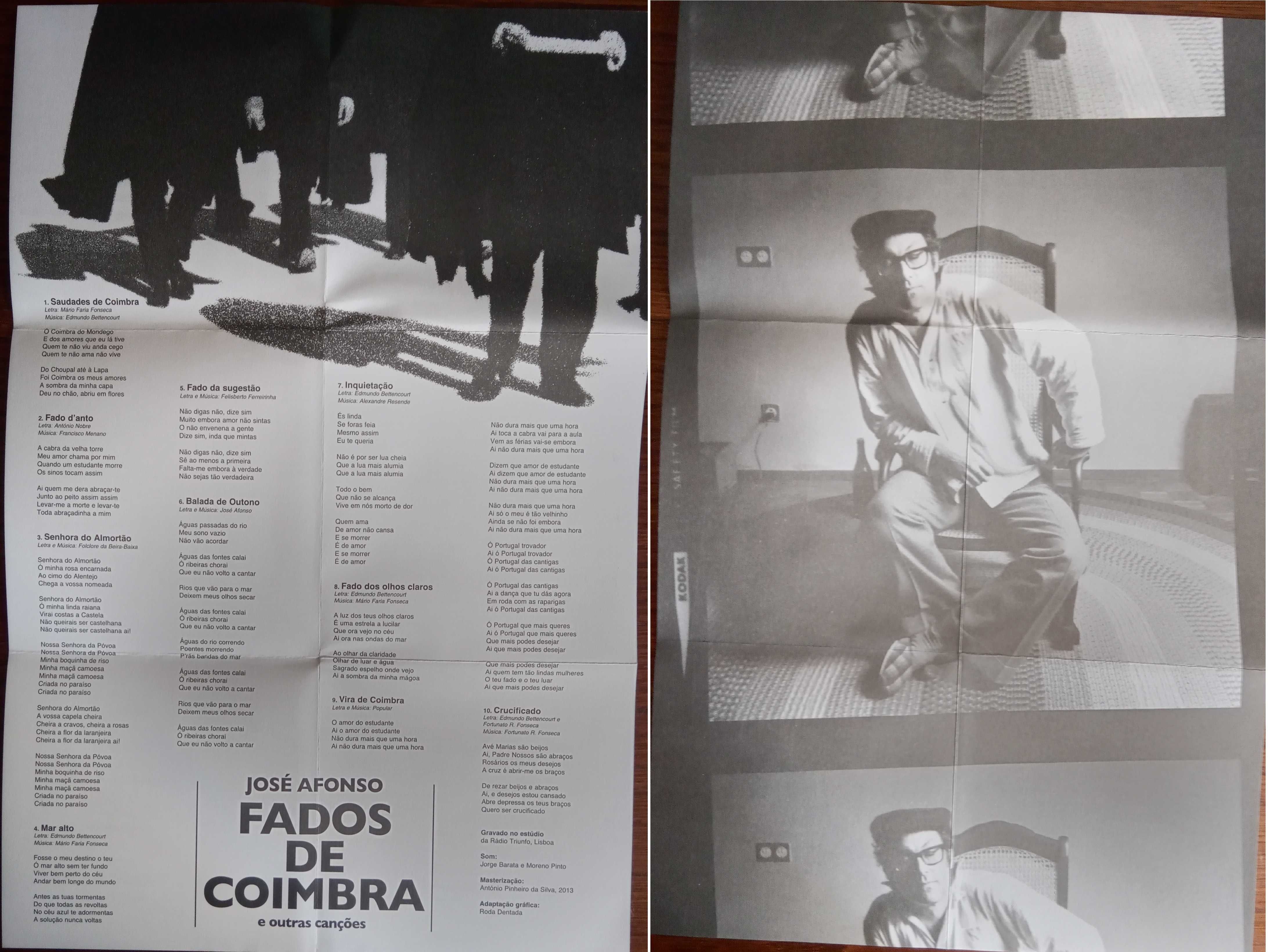 José Afonso	- - - - -		Fados de Coimbra e Outras Canções	- - - - -	CD