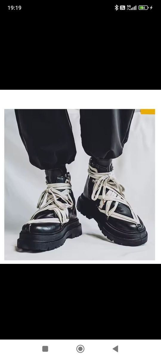Hit buty r. 40  wysokie traper projektant unisex sztyblety