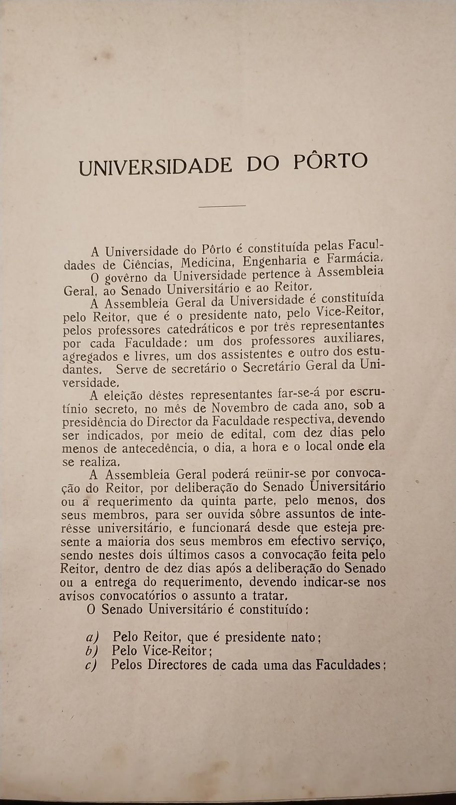 Universidade do Porto -Guia do estudante 1934