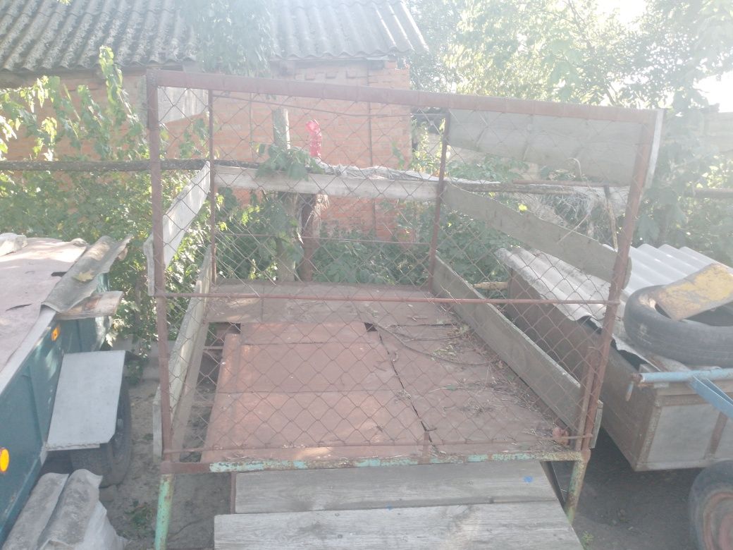 Продам прицеп та адаптер і граблі мотоблока