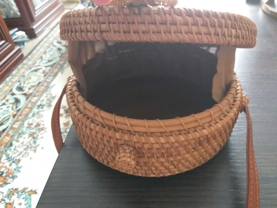 Сумка солом'яна ручної роботи