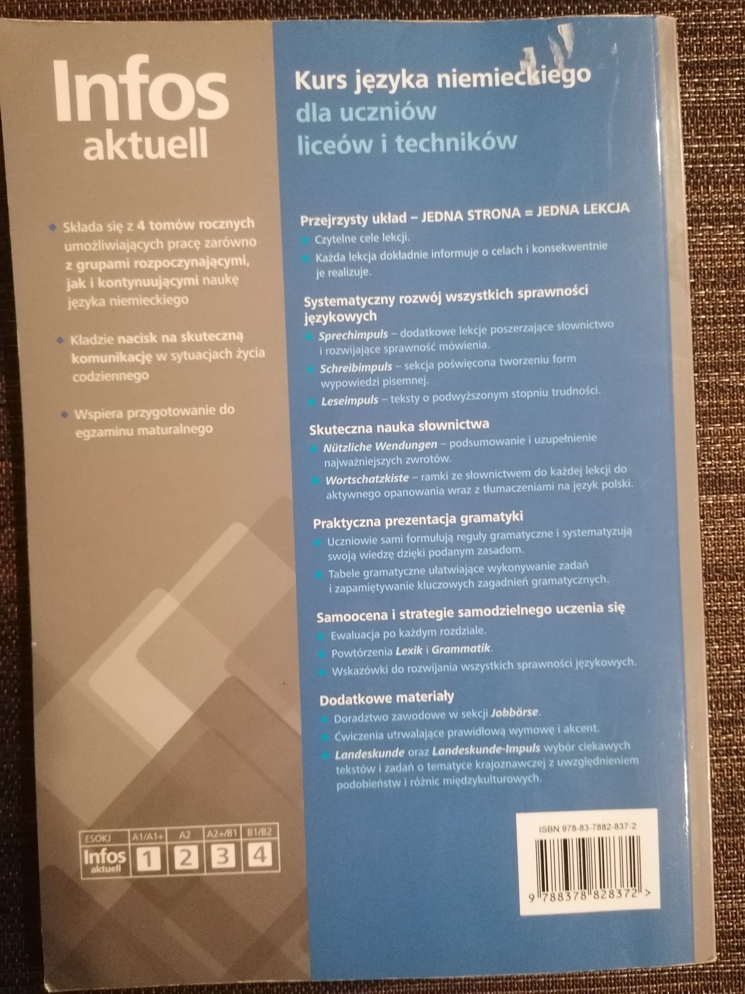 Info aktuell 1 ćwiczenia j. Niemiecki