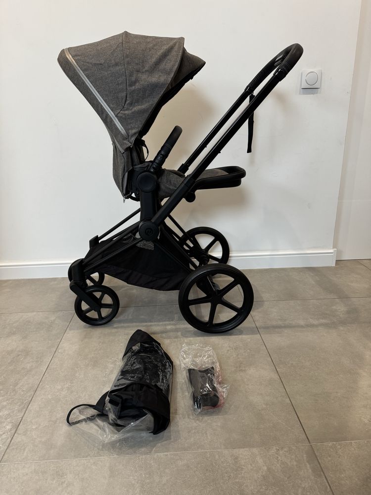 Spacerówka Cybex Priam 4.0 Manhattan Grey / Black Matt