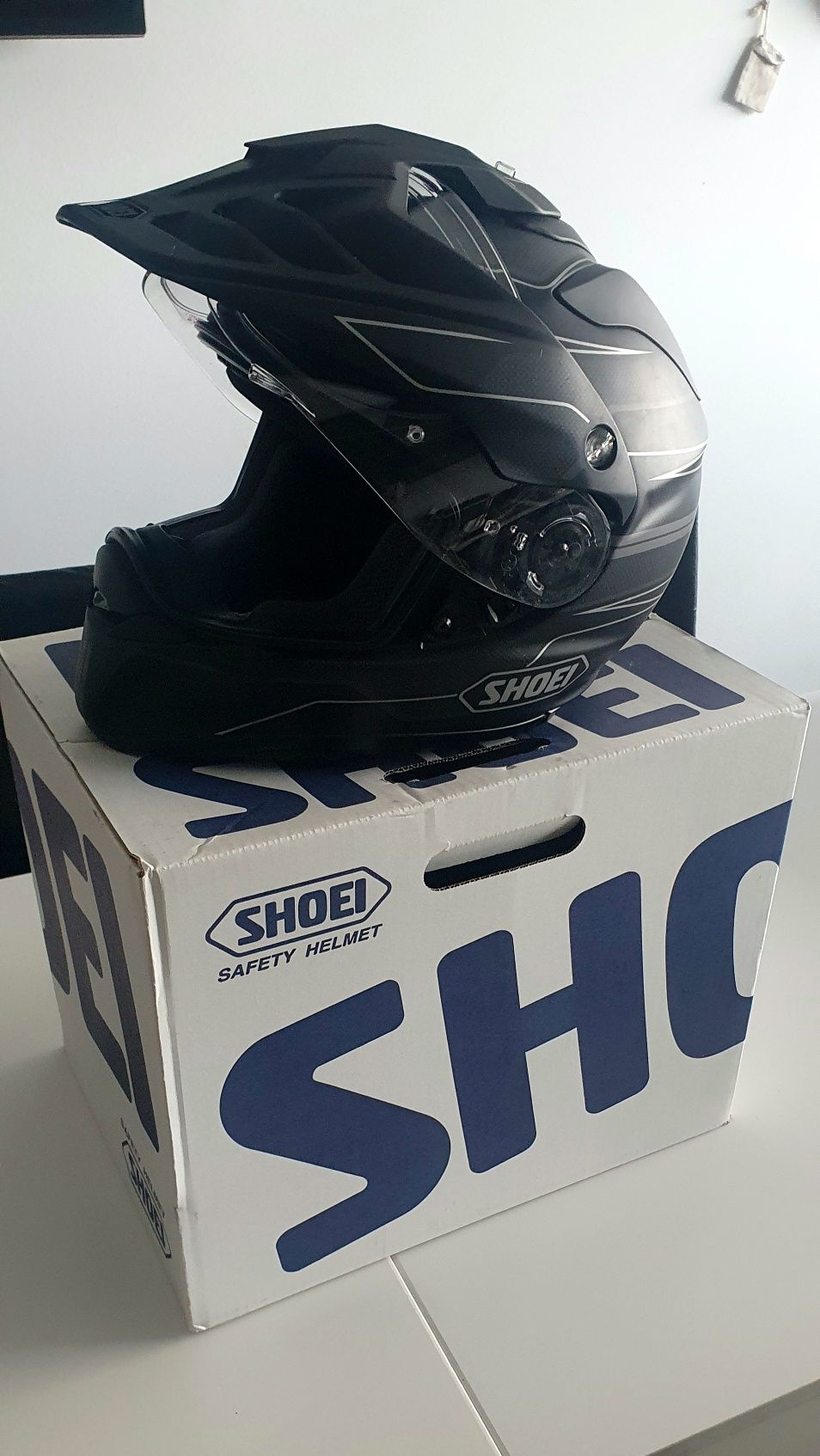 Capacete Shoei Hornet ADV Navigate TC-5 Cinza/Preto S(55-56cm)