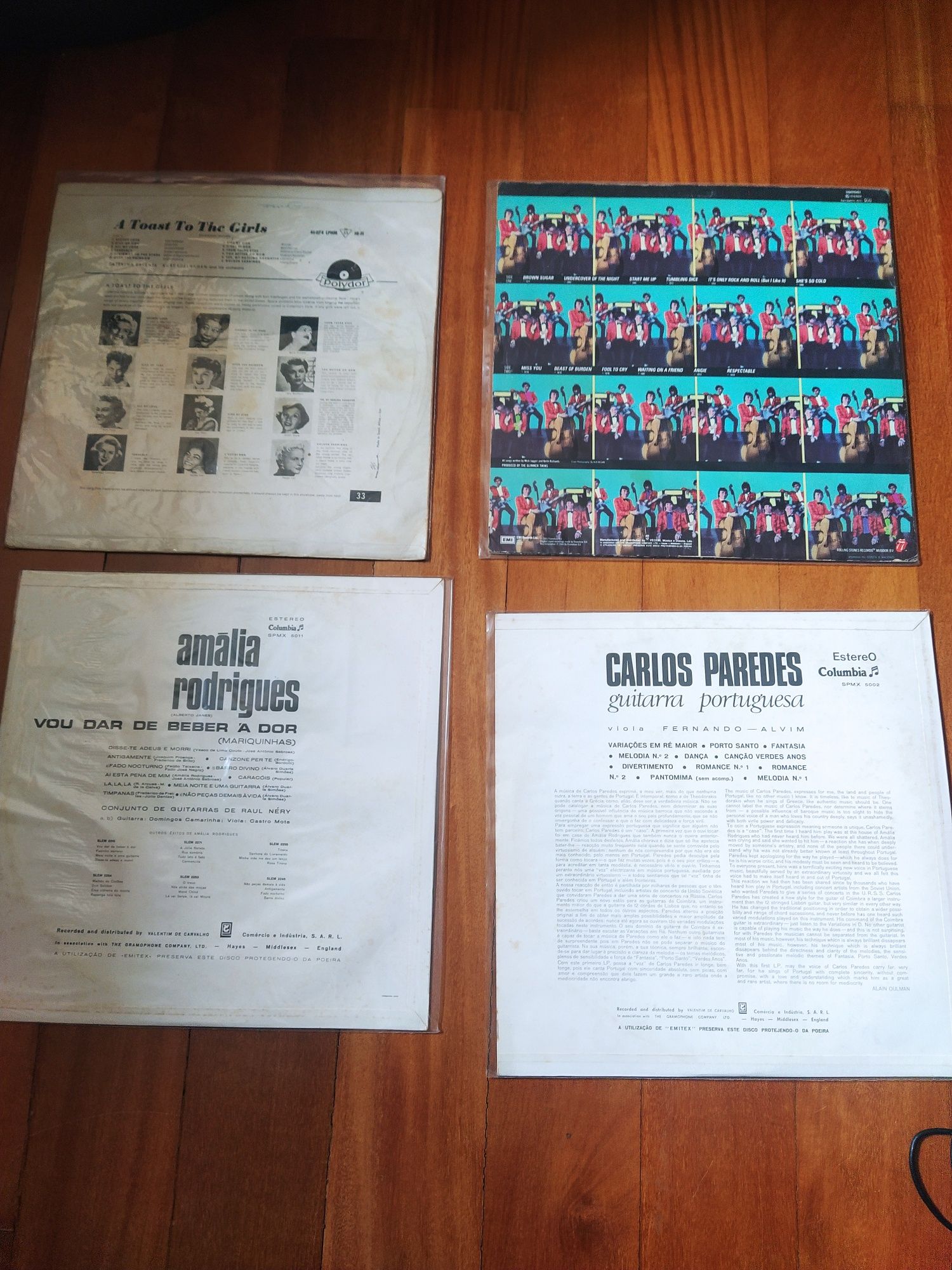 Discos de vinyl antigos