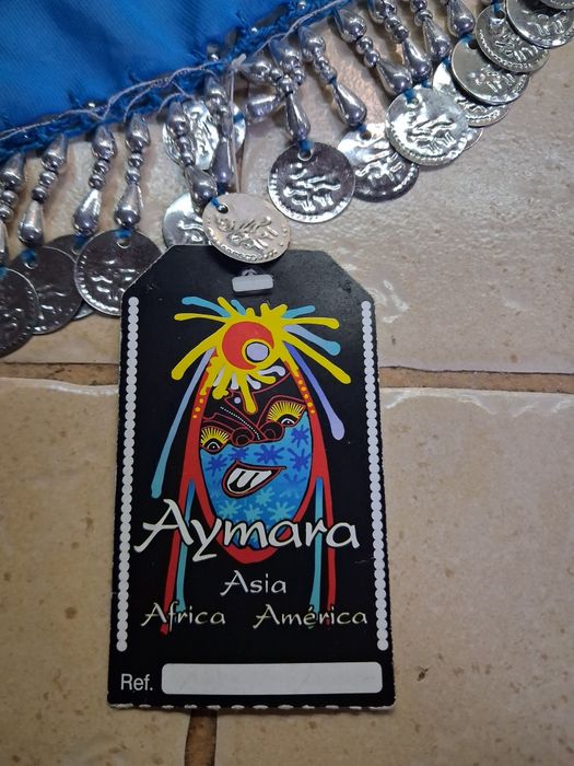 Nowa chusta do tańca brzucha z metalowymi ozdobami