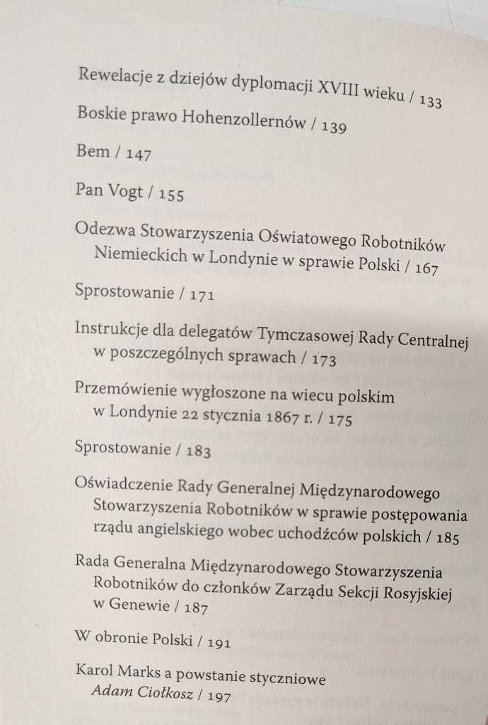 Karol Marks o kwestii polskiej