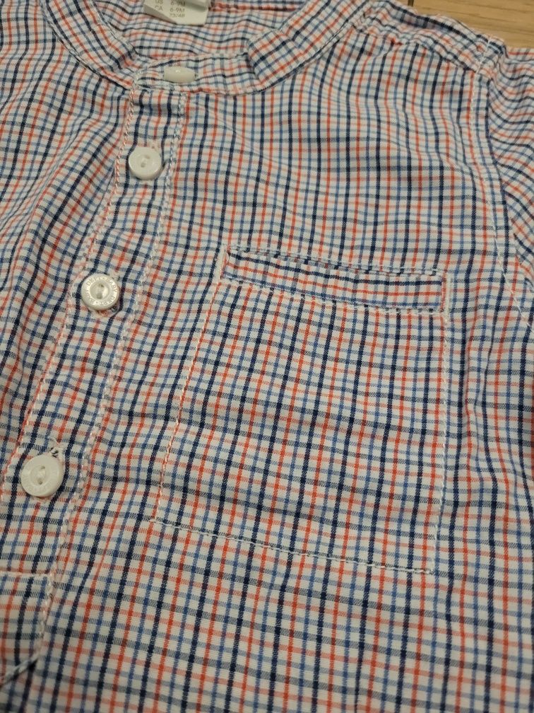 Elegancka koszula w kratę H&M r. 74