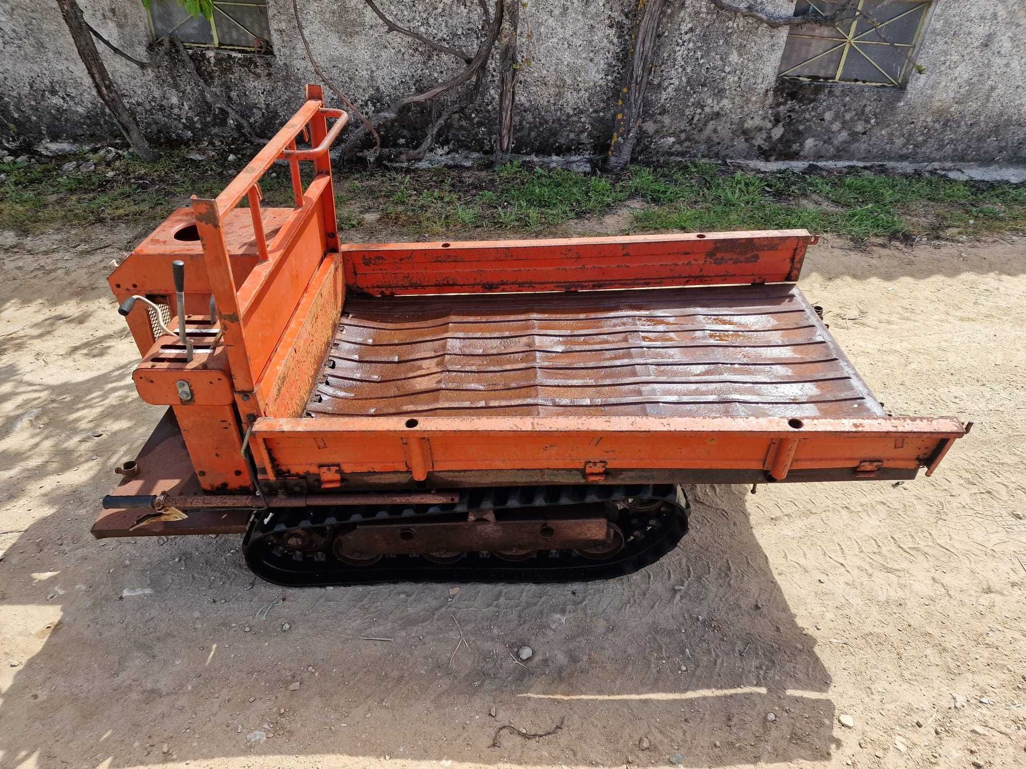 Mini dumper / Carro de mão de lagartas basculante a motor - GC-530