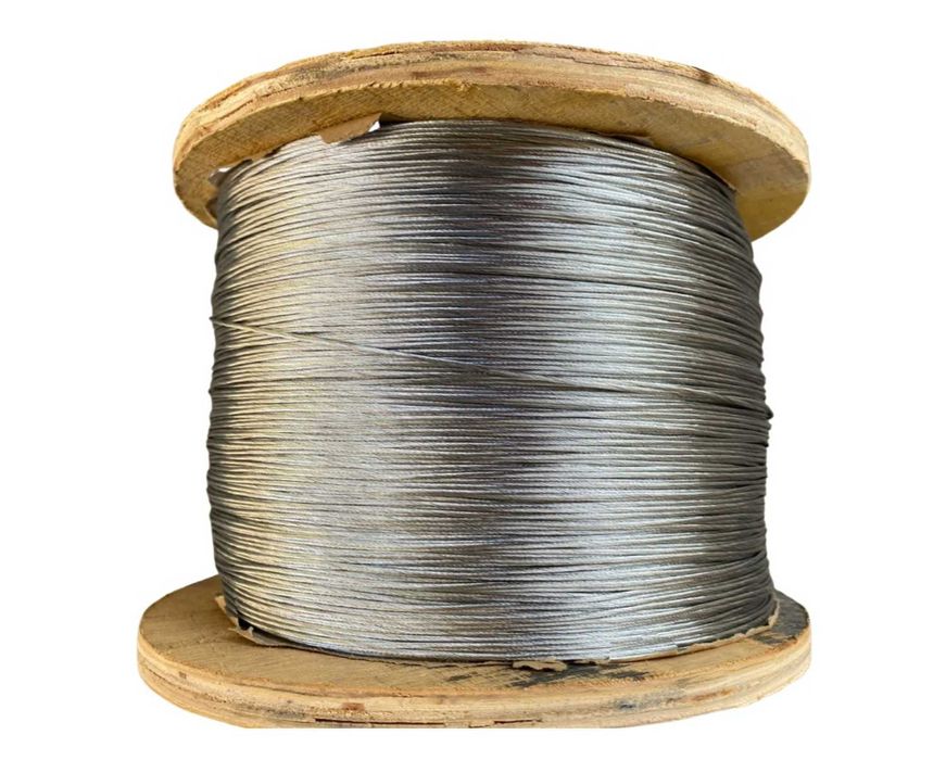 Linka stalowa do pastucha elektrycznego ocynkowa 19 drutów 1,5MM/1000m