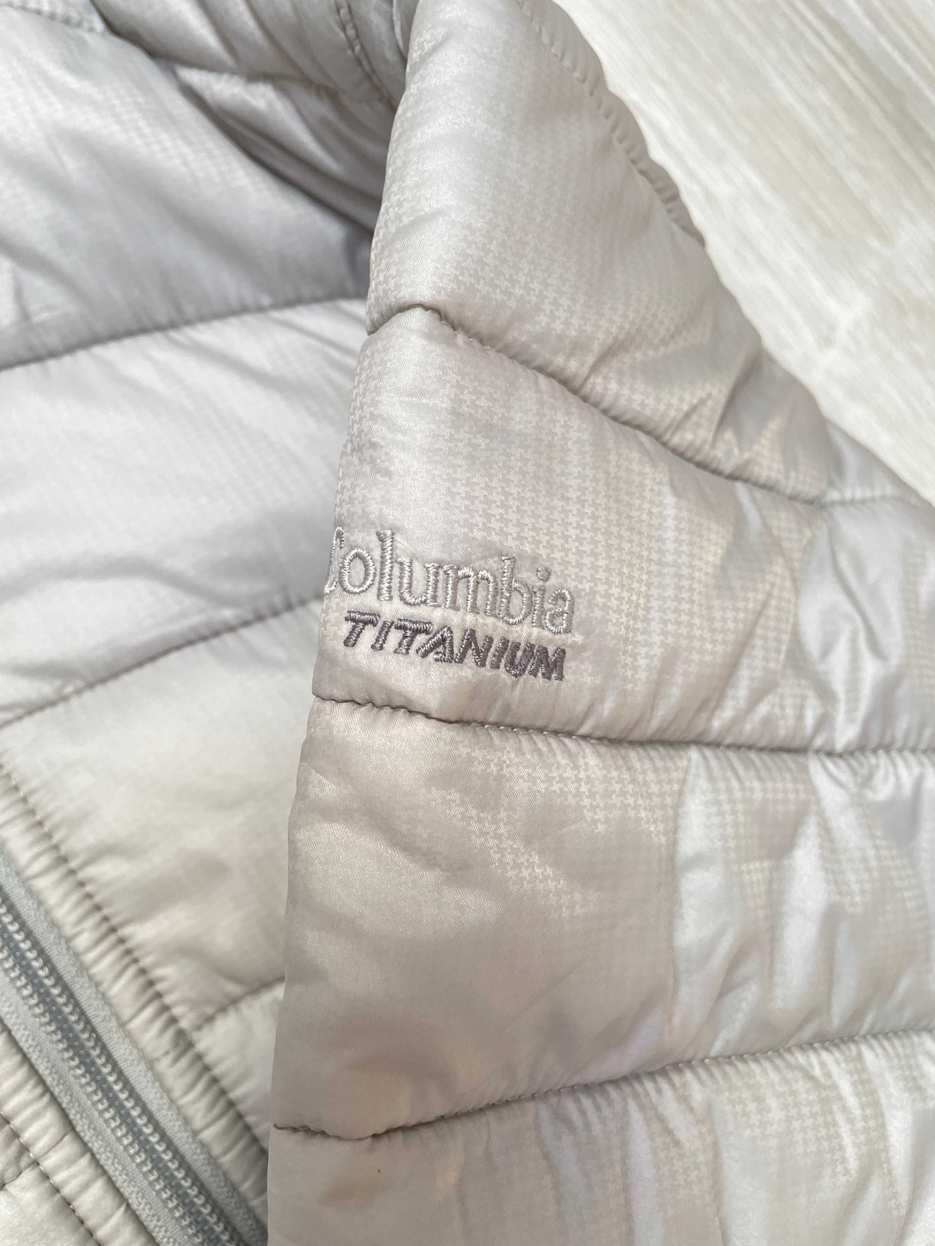 Kurtka damska Columbia Titanium S szara srebrna pikowana wiosenna