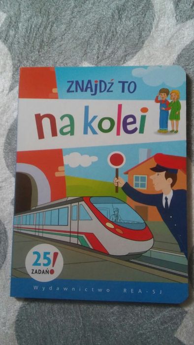 Książka dla dzieci Na kolei