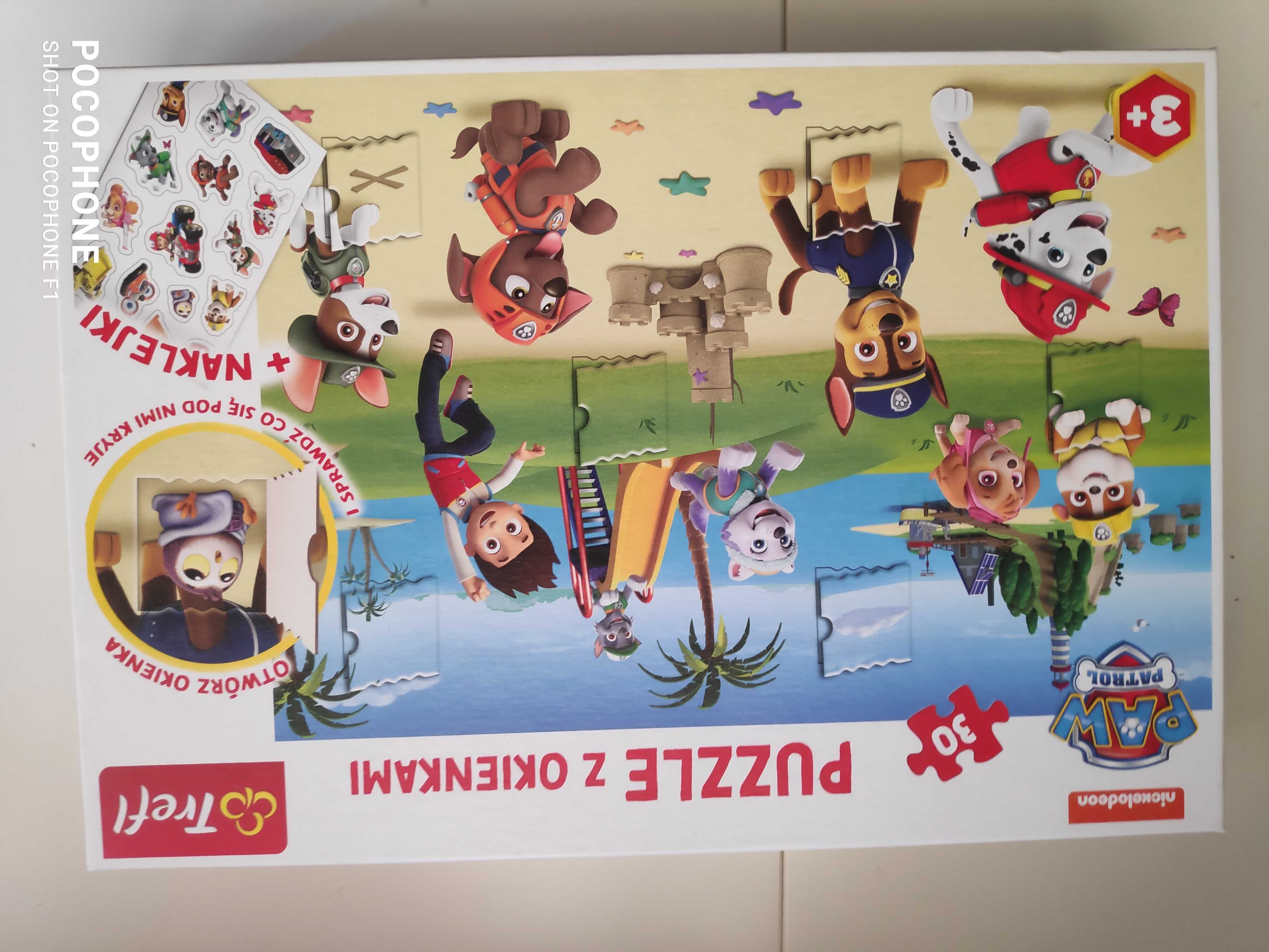Nowe puzzle psi patrol figurka chase spin master itp