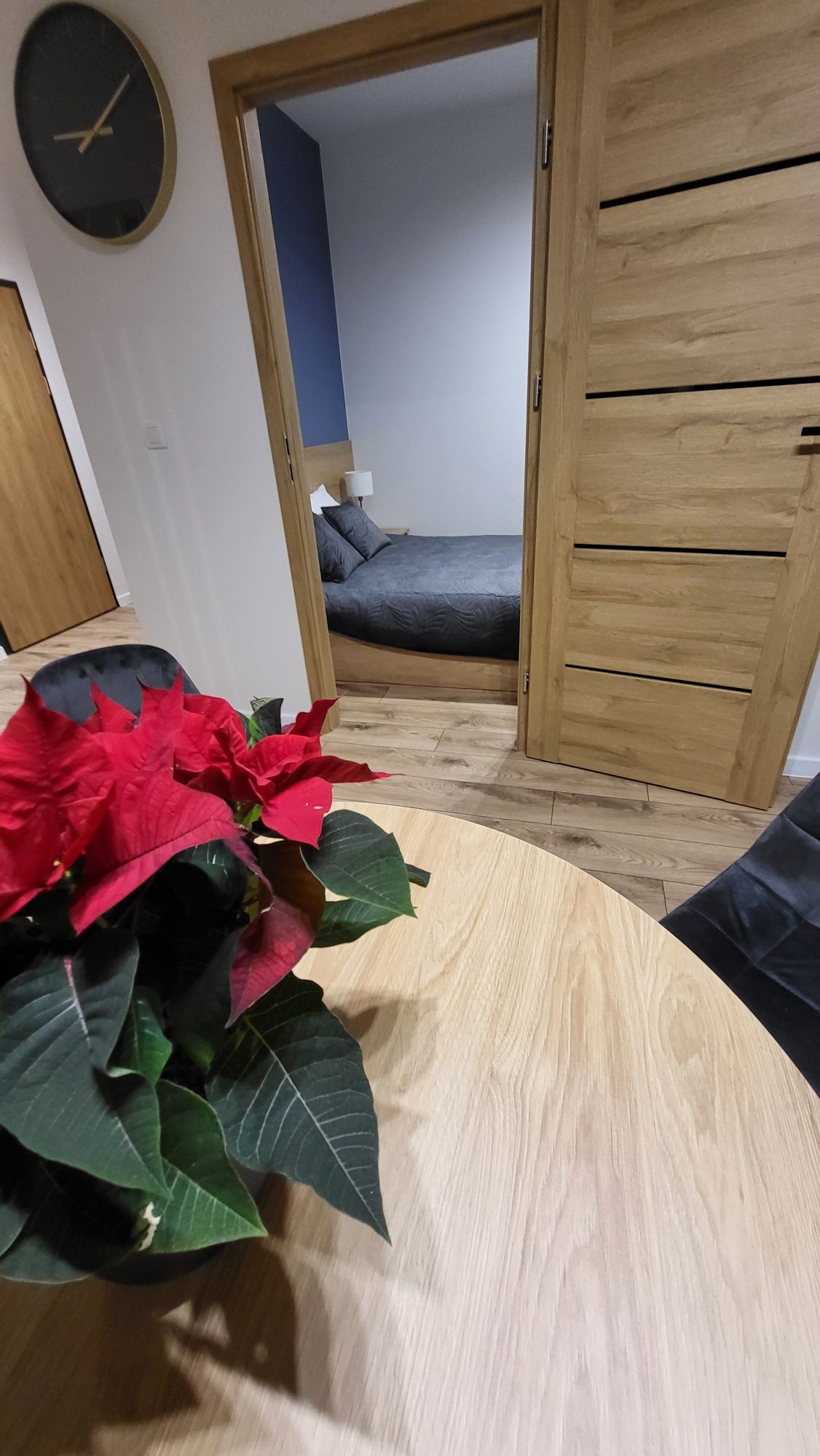 Apartament z oddzielną sypialnią.