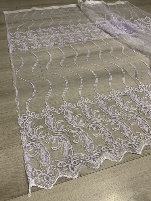 Firana krótka biała 210x150